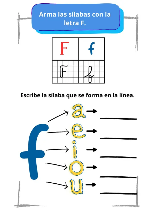 Actividades letra F