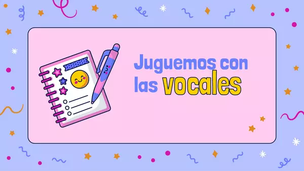 Juguemos con las vocales 