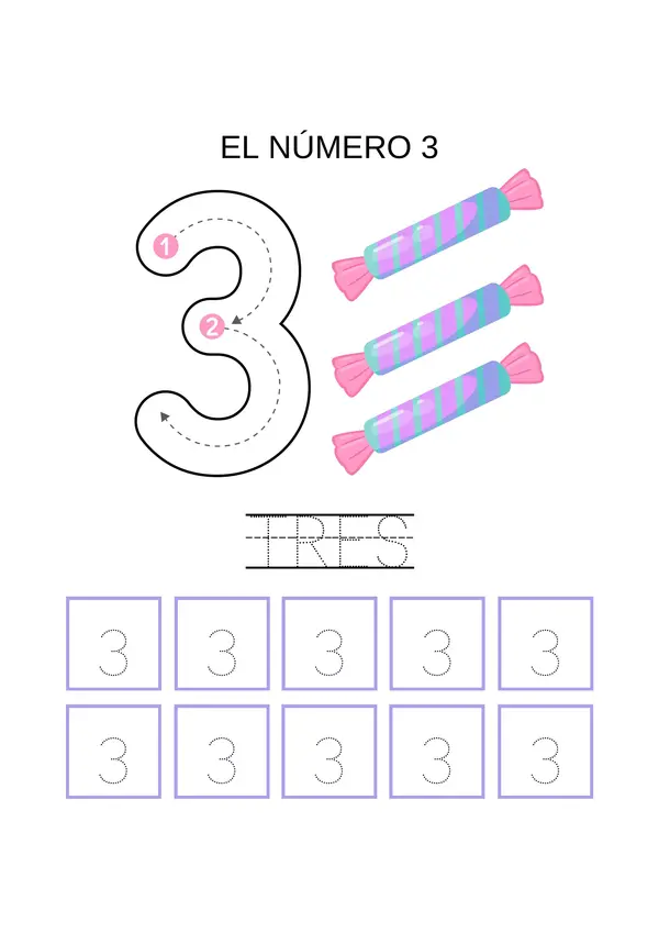 Actividad de números hasta el 9 🔢📘