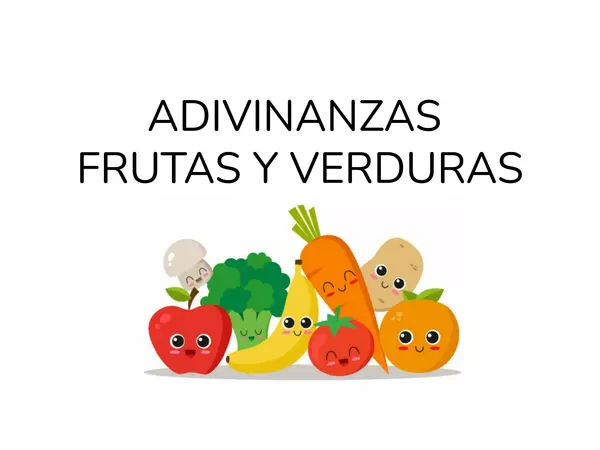 Adivinanzas frutas y verduras