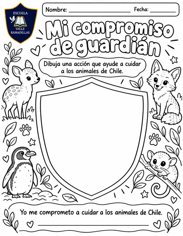 Ficha: Mi compromiso guardián Ciencias Naturales 1°