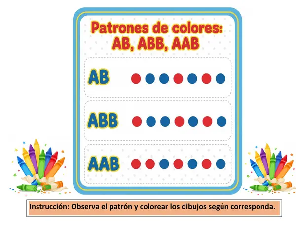 Patrones: AB- AAB-ABB
