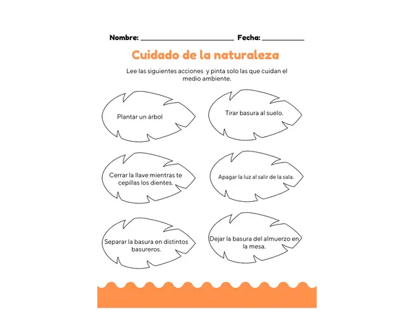 Cuidado del medio ambiente 