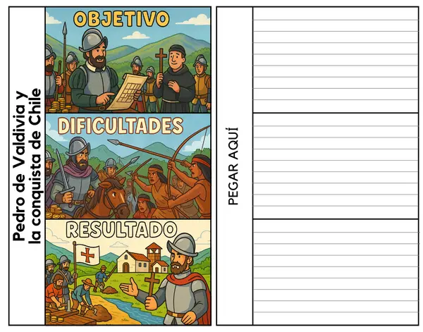 Flipbook 5to Diego de Almagro y Pedro de Valdivia 