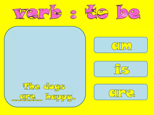 ACTIVITY 22 - GRAMMAR OF THE VERB TO BE