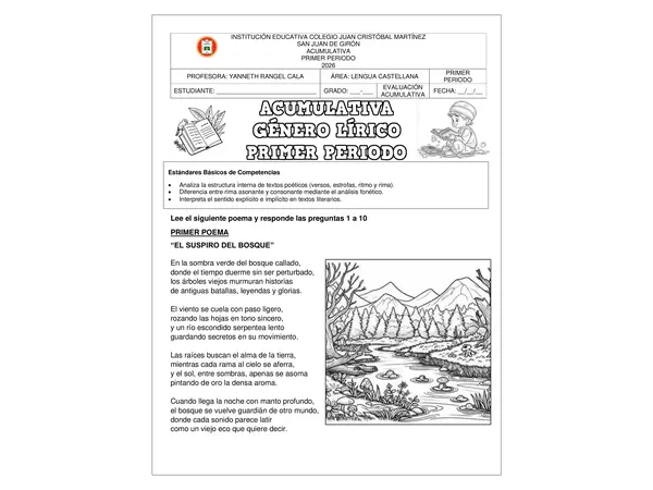 Acumulativa Género Lírico