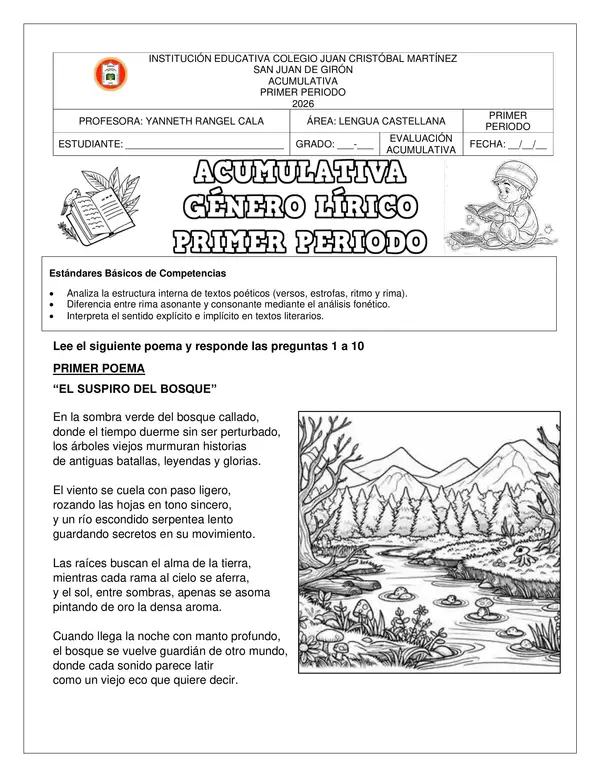 Acumulativa Género Lírico