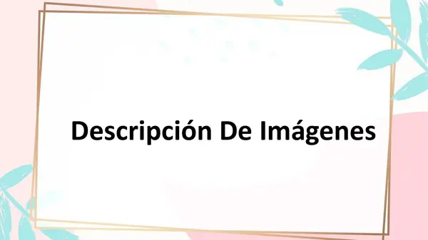 DESCRIPCION DE IMAGENES DE ANIMALES