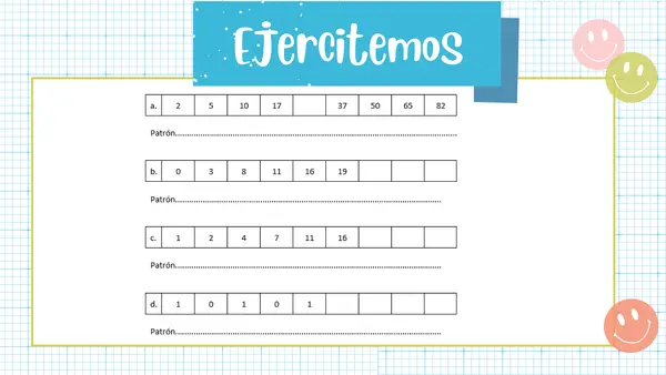 Patrones y series 