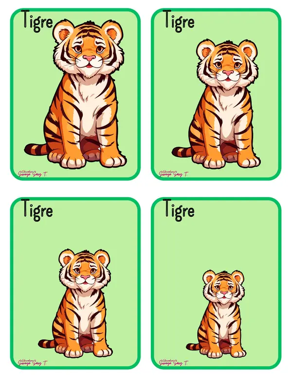 Animales para seriar