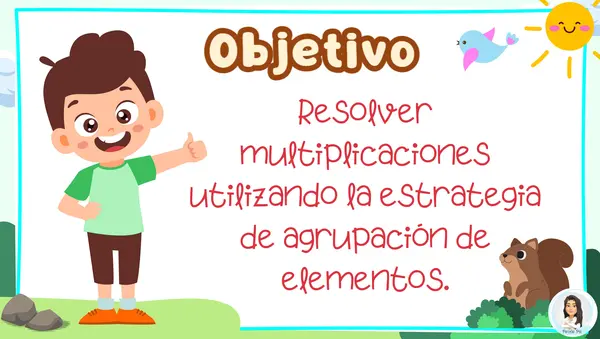 Multiplicación por agrupación