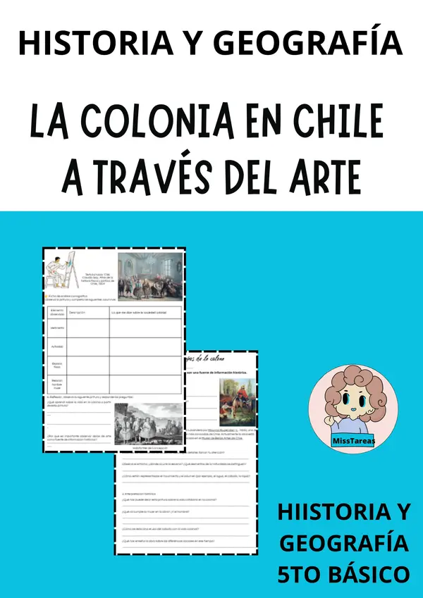 Ficha lista para usar: El arte en tiempos de la Colonia
