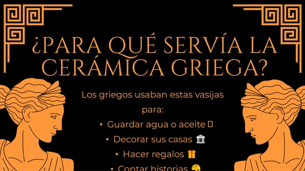 Cerámica griega- 3° básico- Unidad 3