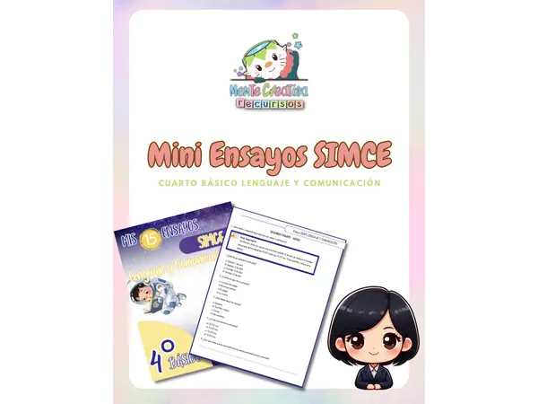 15 MINI ENSAYOS SIMCE – LENGUAJE Y COMUNICACIÓN 4° BÁSICO