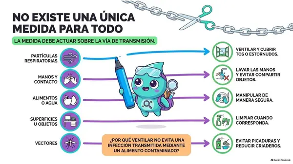 Clase 14 | 5° Básico Ciencias Naturales: Prevención e higiene — Cortar el contagio