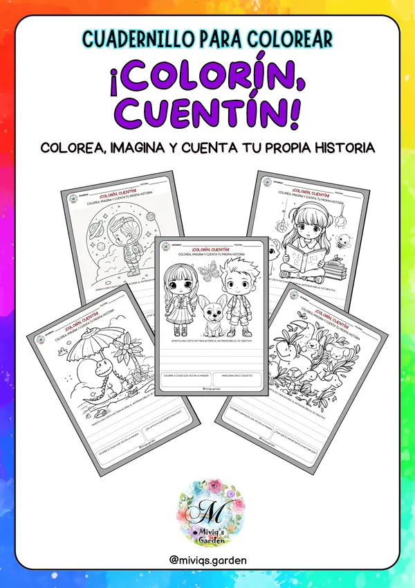   Colorín, Cuentín (Pinta y Escribe)