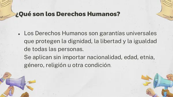 Estado de Derecho y los Derechos Humanos