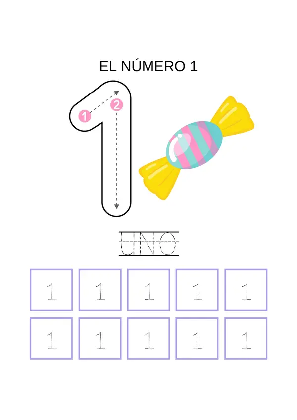 Actividad de números hasta el 9 🔢📘