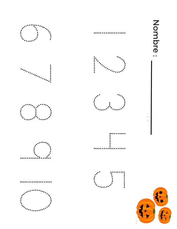Escritura y noción de cantidad HALLOWEEN