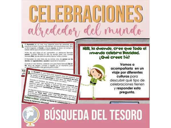Búsqueda del tesoro Navidad 3ero, 4to y 5to