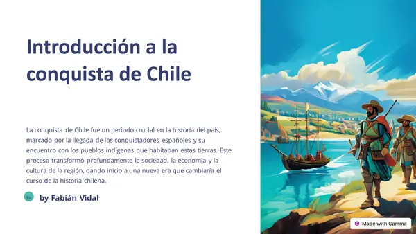 Introducción a la conquista de Chile