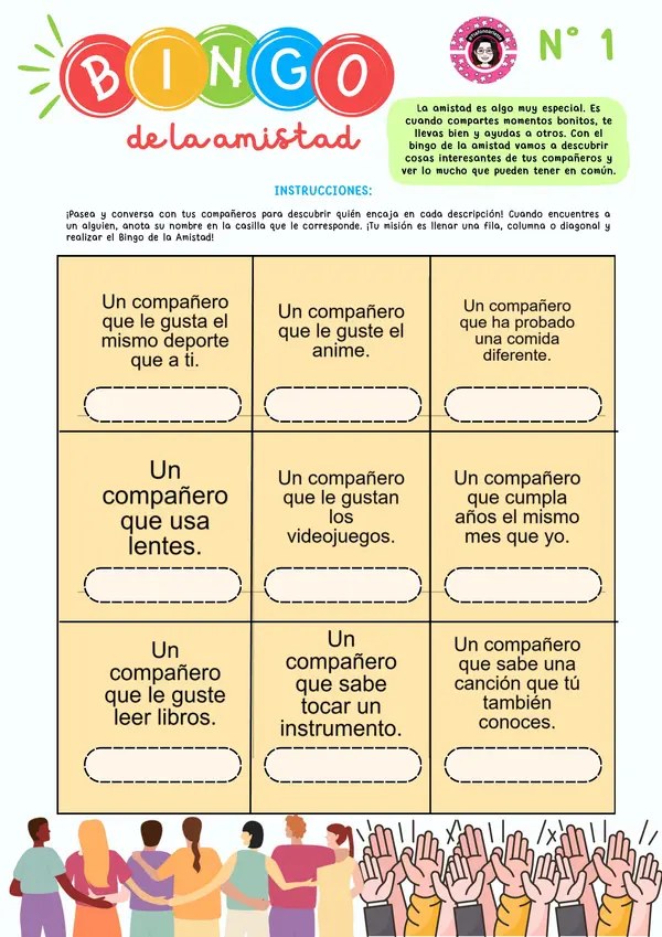 "Dinámicas para trabajar HHSS y Amistad con Adolescentes"
