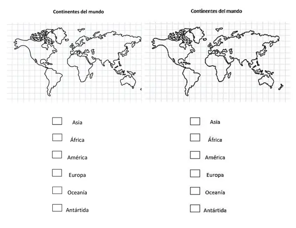 Continentes, ubicación de chile y países que limitan con chile en mapas 