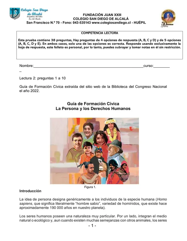 Ensayo PAES Competencia Lectora  + Pauta de Corrección Justificada