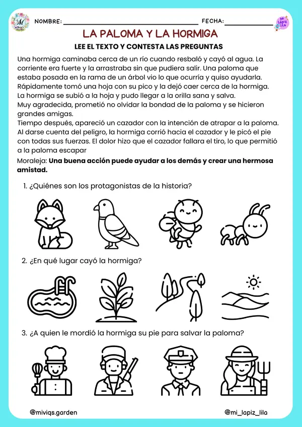 Fábulas Clásicas 2 (Comprensión Lectora)