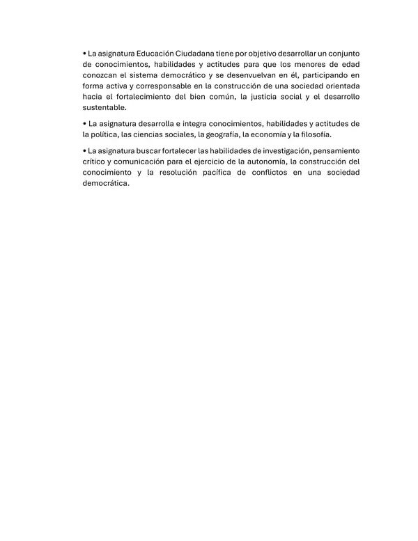 Ensayo examen libre Educación Ciudadana IV° medio
