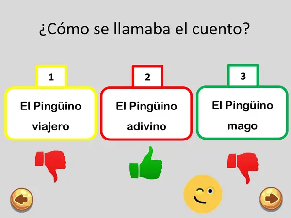 Pingüino Adivino. Preguntas de comprensión, juegos y profundización 