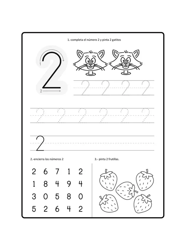 cuadernillo  de repaso numeros 1 al 10