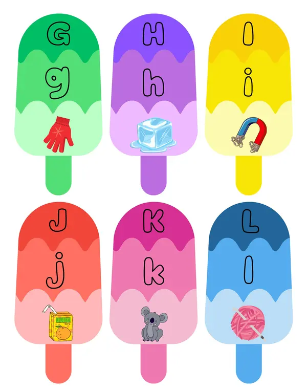 Heladería de letras