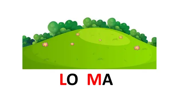 Lectura de palabras con las consonantes : M, P, L
