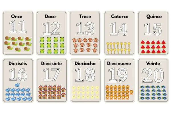 Numeros del 1 al 30