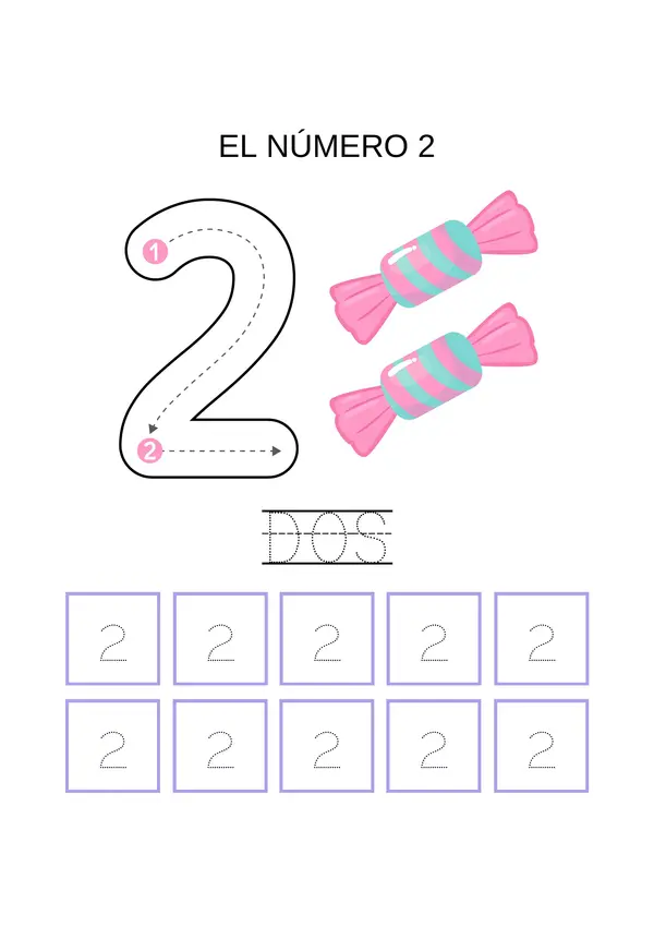 Actividad de números hasta el 9 🔢📘