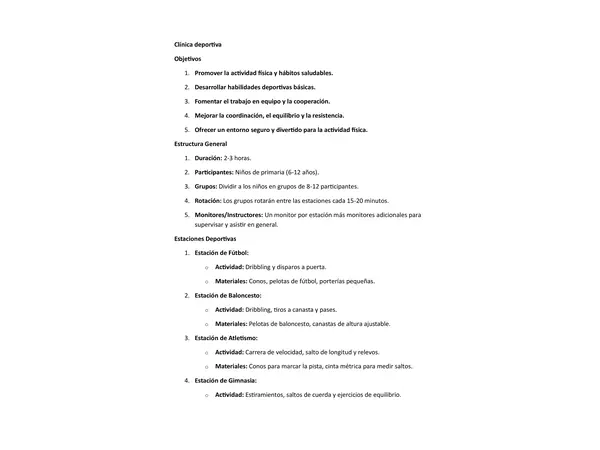 GUION TEMATICO PARA CLINICA DEPORTIVA REFLEXIVA 