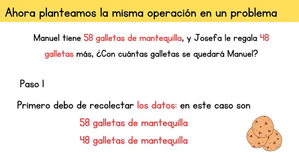 Suma con resolución de problemas 2 básico