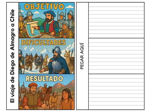 Flipbook 5to Diego de Almagro y Pedro de Valdivia 