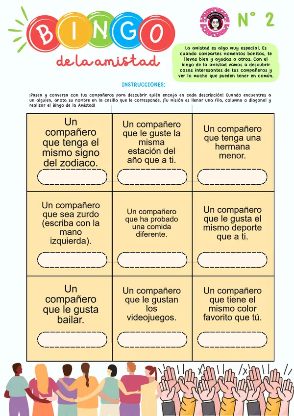 "Dinámicas para trabajar HHSS y Amistad con Adolescentes"