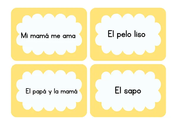 Tarjetas de lectura M P L S T