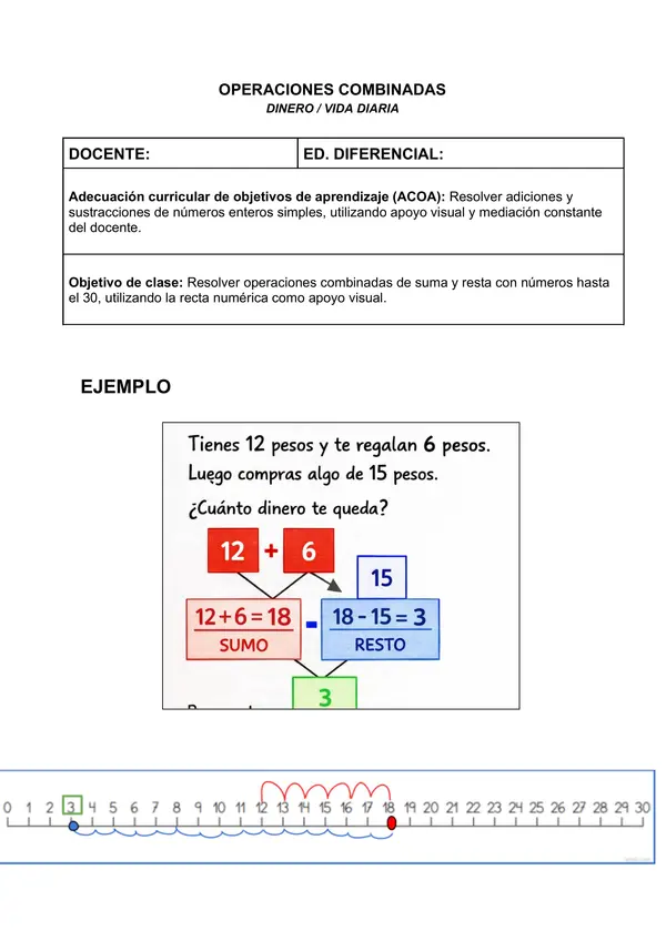 OPERACIONES COMBINADAS