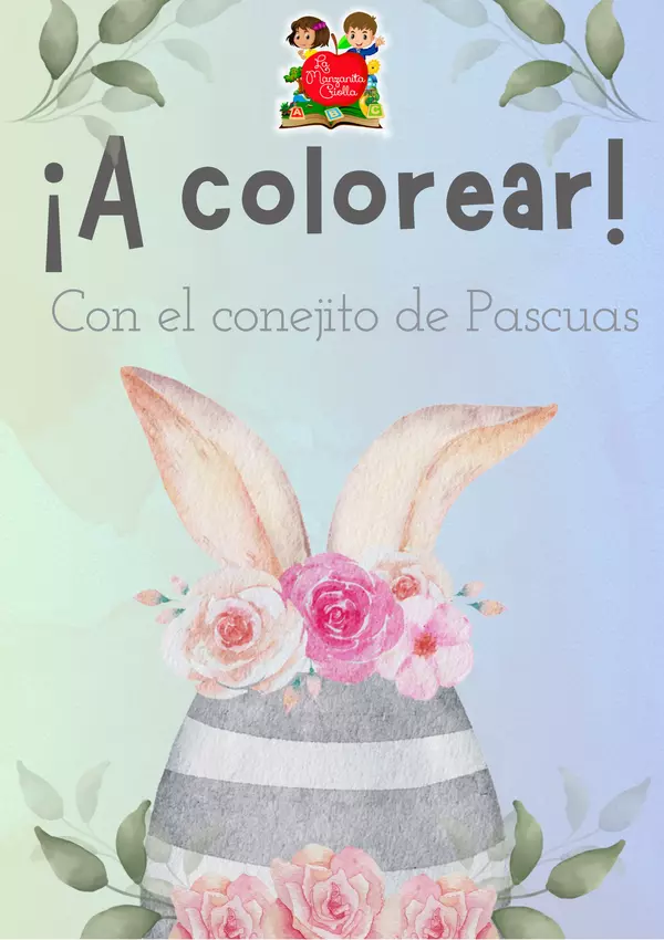 Libro para colorear del Conejito de Pascuas 