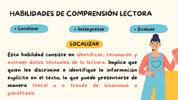  HABILIDADES DE COMPRENSION LECTORA  SIMCE  