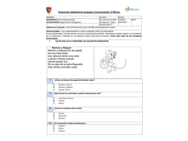Evaluacion adaptada 