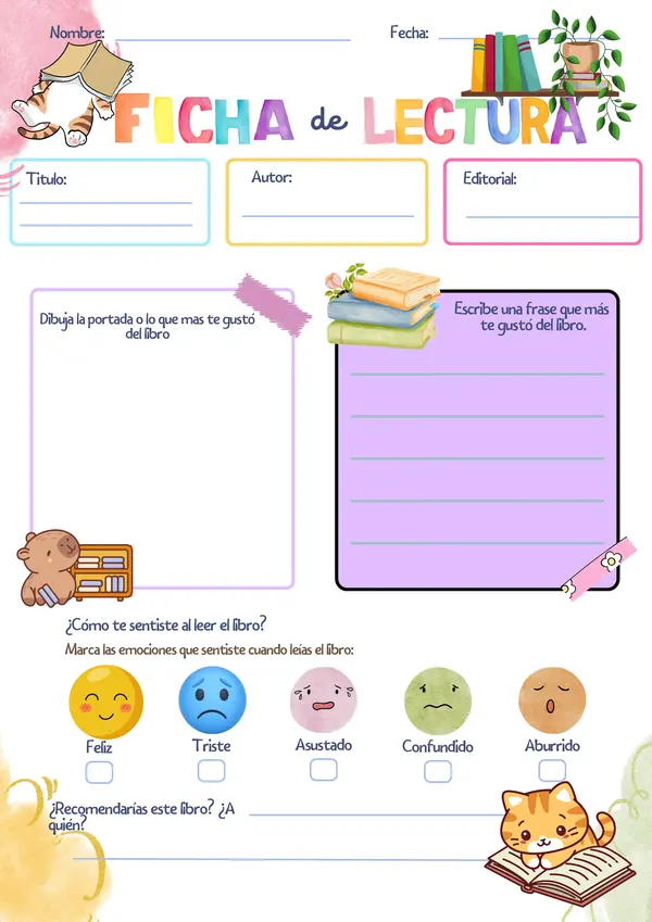 Ficha reporte lector 
