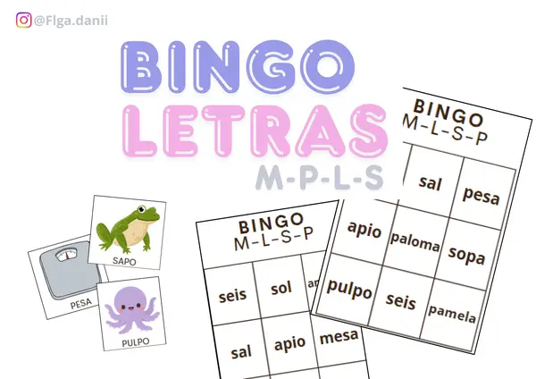 Bingo letras M-L-S-P