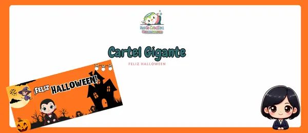 Cartel Gigante “¡Feliz Halloween!” para Aula