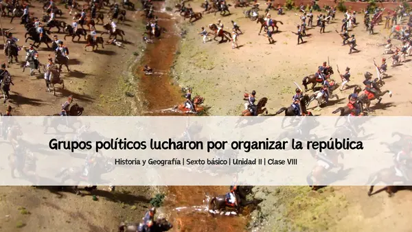 Organización de la República | Bandos políticos y constituciones 