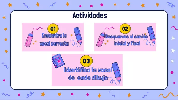 Juguemos con las vocales 